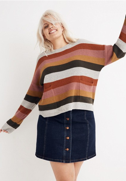 Madewell patch pocket pullover