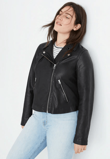 madewell leather jacket
