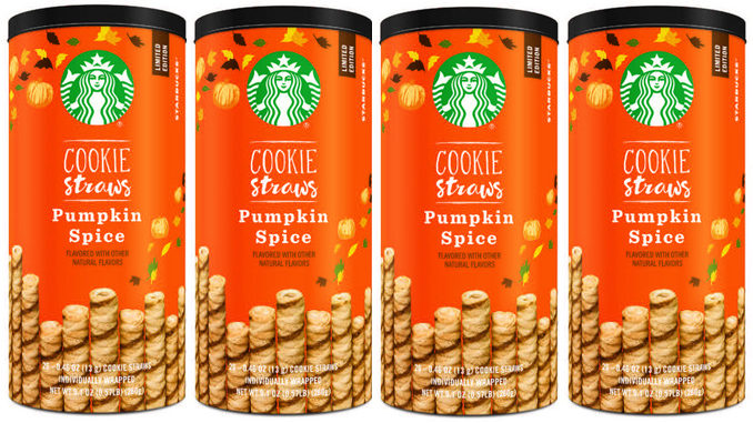 Starbucks Pumpkin Spice Rolled Wafer Cookie Straws, 9.1 oz - Harris Teeter