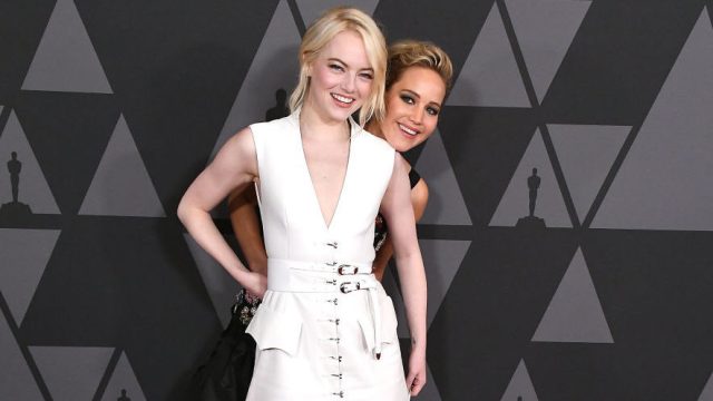 Picture of Emma Stone Jennifer Lawrence