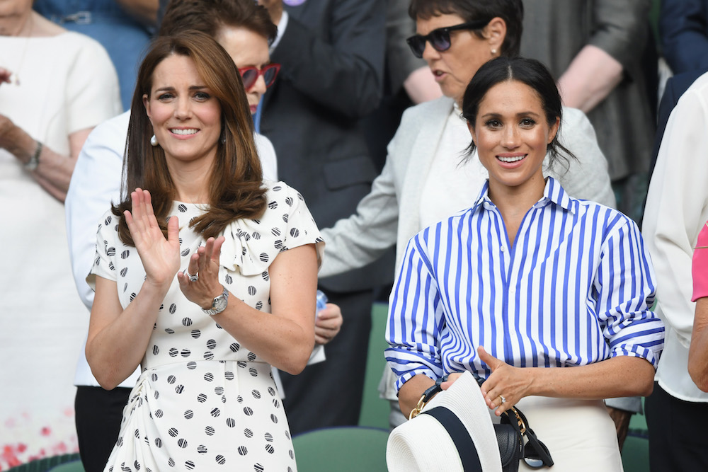 Meghan Markle and Kate Middleton's Trick To Keep Skirts from Flying ...