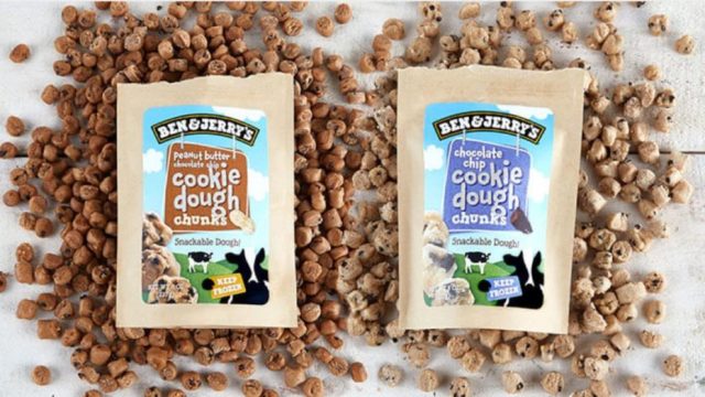 Ben & Jerry's is testing cookie dough chunks.
