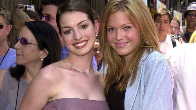Picture of Anne Hathaway Mandy Moore Princess Diaries Reunion