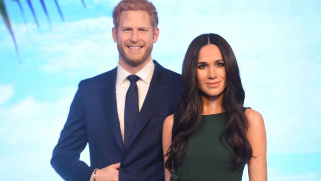 Picture of Prince Harry Meghan Markle Wax Figures