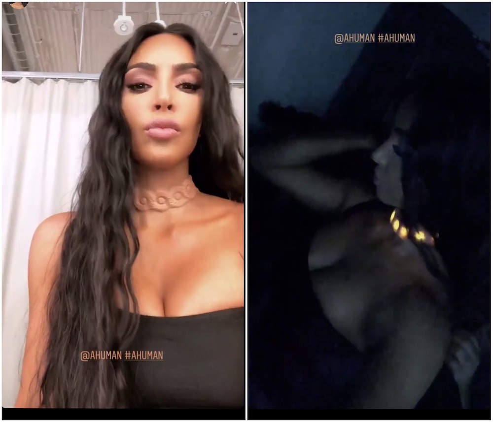 Kim kardashian glow hot sale in the dark necklace