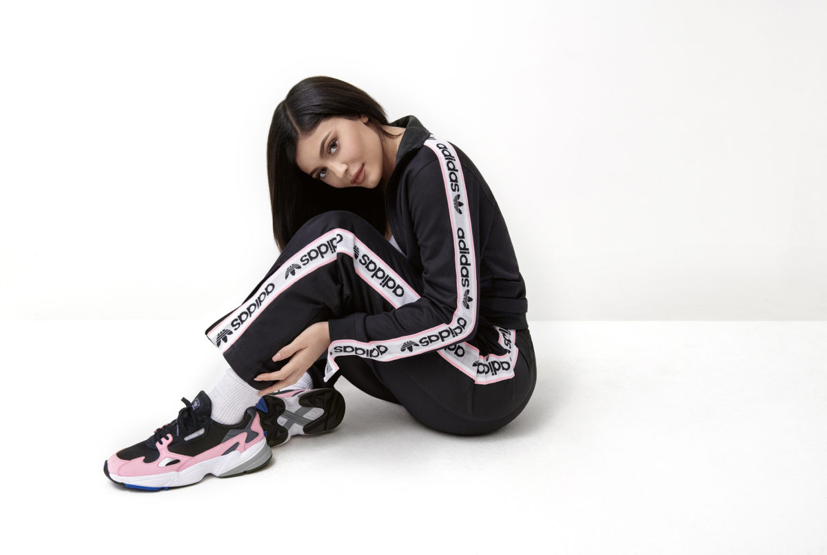 Kylie Jenner Stuns at Adidas Originals Falcon Shoes Celebration