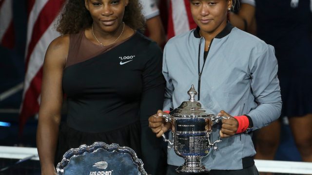 Serena Williams and Naomi Osaka at U.S. Open
