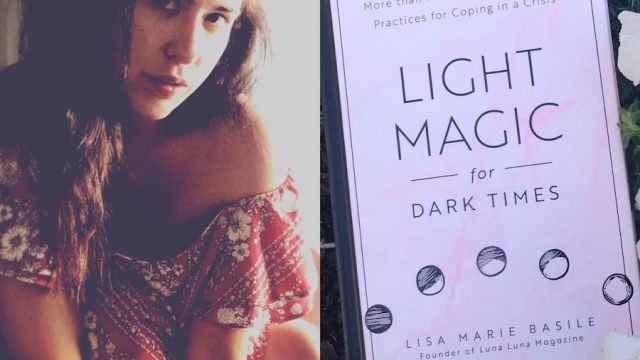 Lisa Marie Basile and her book Light Magic for Dark Times