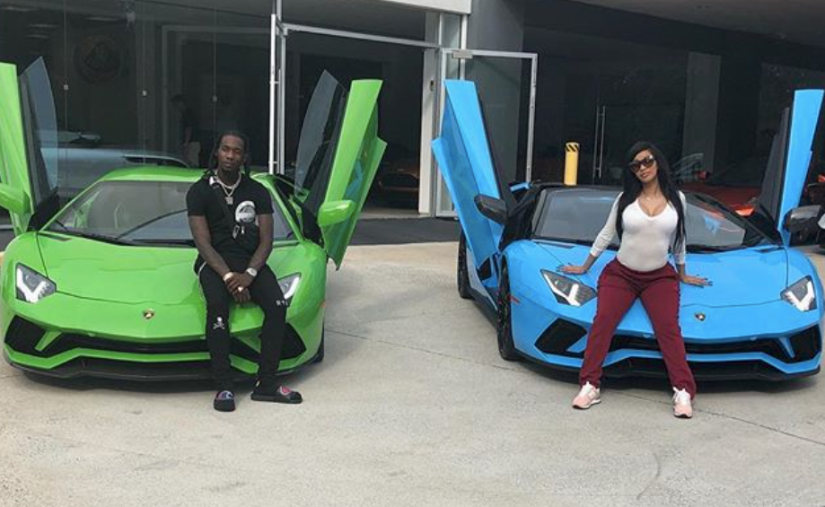 Arriba 70+ imagen cardi b lamborghini