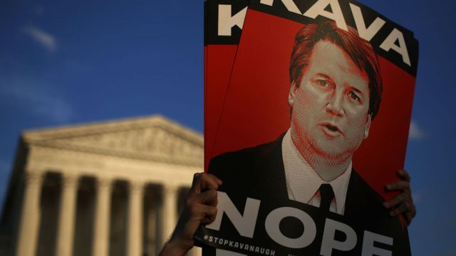 Protesters against Kavanaugh confirmation