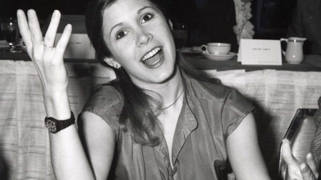 Carrie Fisher at 31st Golden Globes