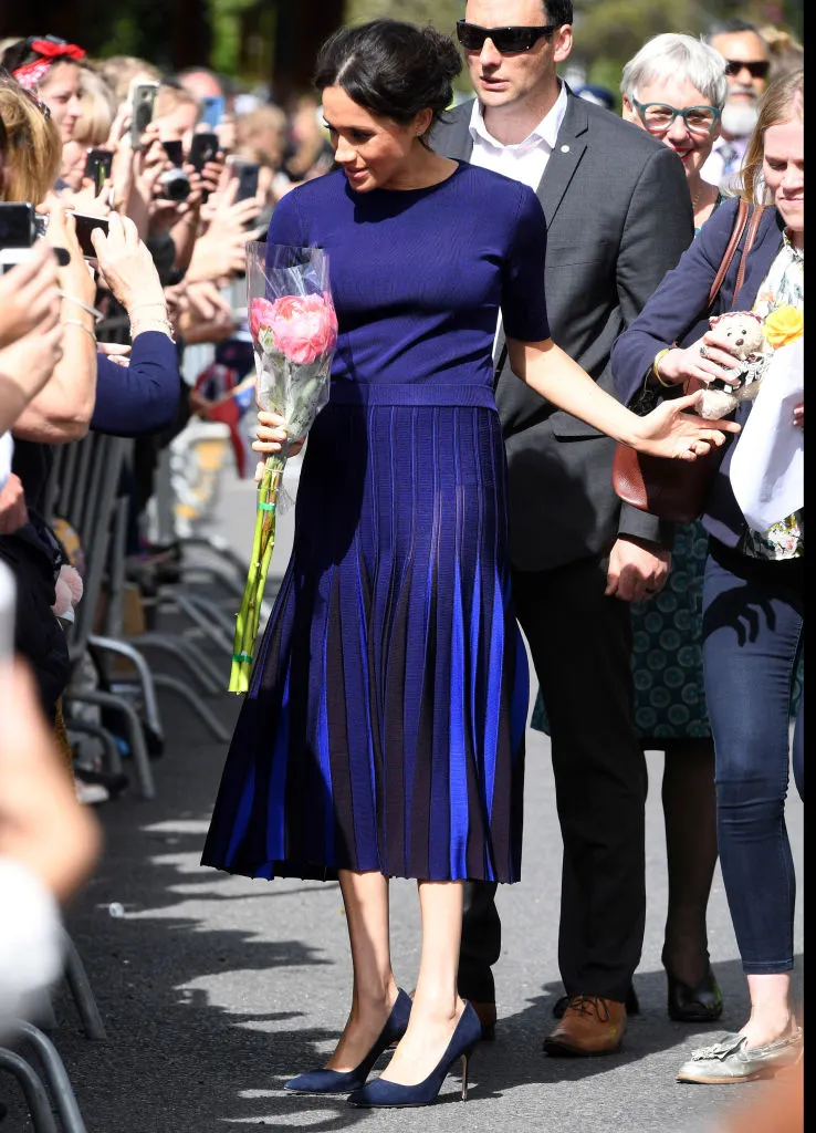 Meghan Markle Wore A Thing: Silk Skirt Edition   Fashionista