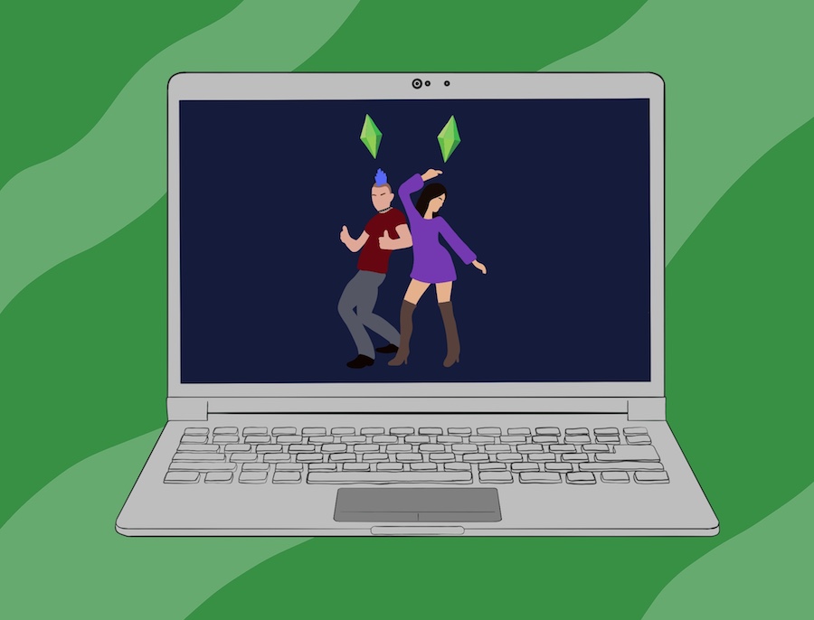 Illustration of The Sims