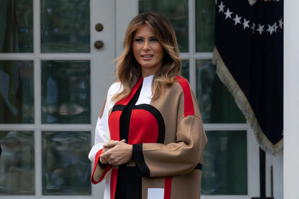 Melania Trump's Red Christmas Trees Spark Reaction On TwitterHelloGiggles