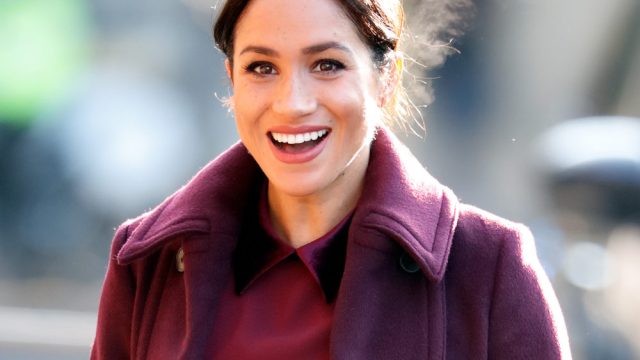 LONDON, UNITED KINGDOM - NOVEMBER 21: (EMBARGOED FOR PUBLICATION IN UK NEWSPAPERS UNTIL 24 HOURS AFTER CREATE DATE AND TIME) Meghan, Duchess of Sussex visits the Hubb Community Kitchen to see how funds raised by the 'Together: Our Community Cookbook' are making a difference at Al Manaar, North Kensington on November 21, 2018 in London, England. Together: Our Community Cookbook features over 50 recipes from women whose community was affected by the Grenfell Tower fire in 2017.