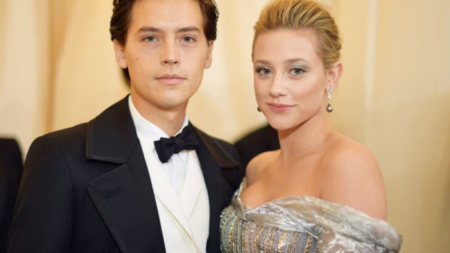 NEW YORK, NY - MAY 07: Cole Sprouse and Lili Reinhart attend the Heavenly Bodies: Fashion & The Catholic Imagination Costume Institute Gala at The Metropolitan Museum of Art on May 7, 2018 in New York City.