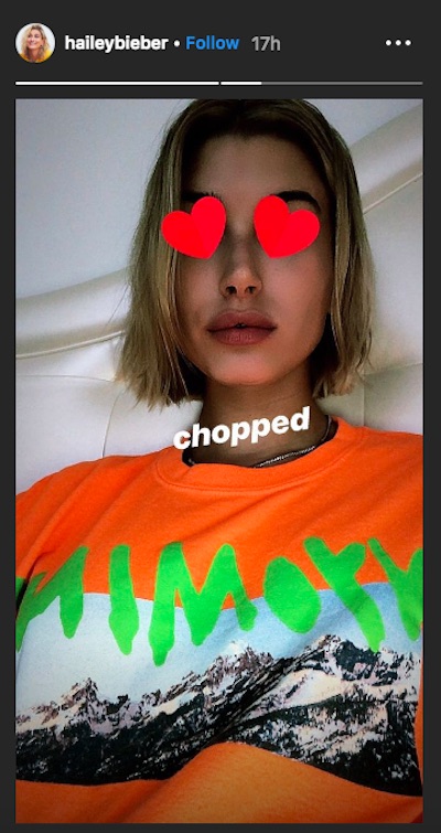 Hailey Bieber's Blunt Mini-Bob Is One of This Year's Biggest Haircut Trends