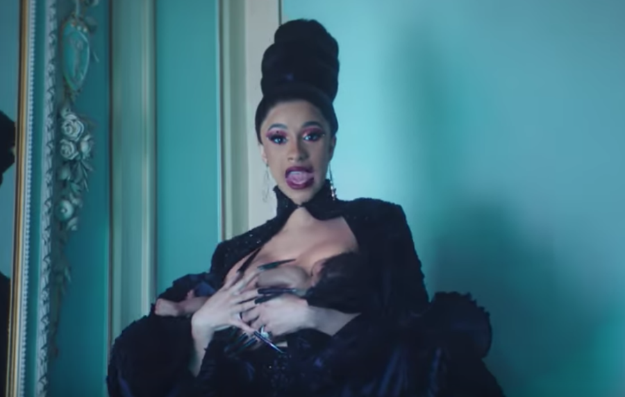 Cardi B Breast-Feeds, Goes Nude in 'Money' Video