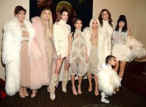 Kardashian Jenners at Yeezy fashion show