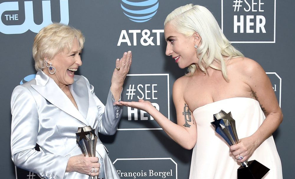 Lady Gaga And Glenn Close Tied At The 2019 Critics' Choice ...