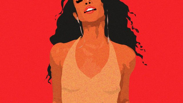 Illustration of Aaliyah's final album cover