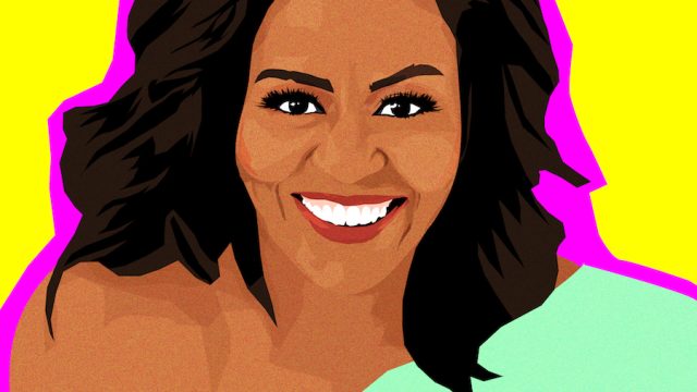 Michelle Obama illustration