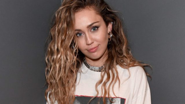 INGLEWOOD, CALIFORNIA - JANUARY 16: Miley Cyrus poses backstage during I Am The Highway: A Tribute To Chris Cornell at The Forum on January 16, 2019 in Inglewood, California.