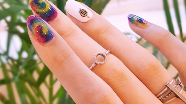 Tie-Dye Nails