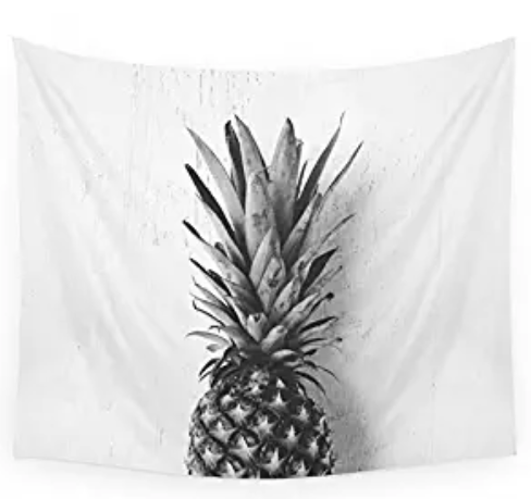 Pineapple wall tapestry