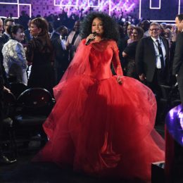 Diana Ross performing at 61st Grammys