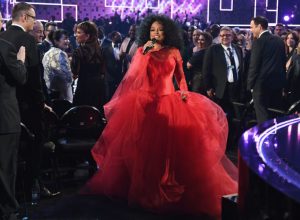 Diana Ross performing at 61st Grammys
