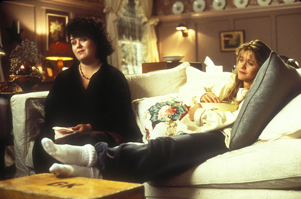 Rosie O'Donnell and Meg Ryan in Sleepless in Seattle (image via Sony/TriStar)