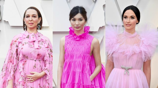 Hot Pink Oscars Trend