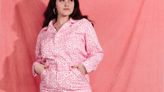 Pink Daisy Jumpsuit