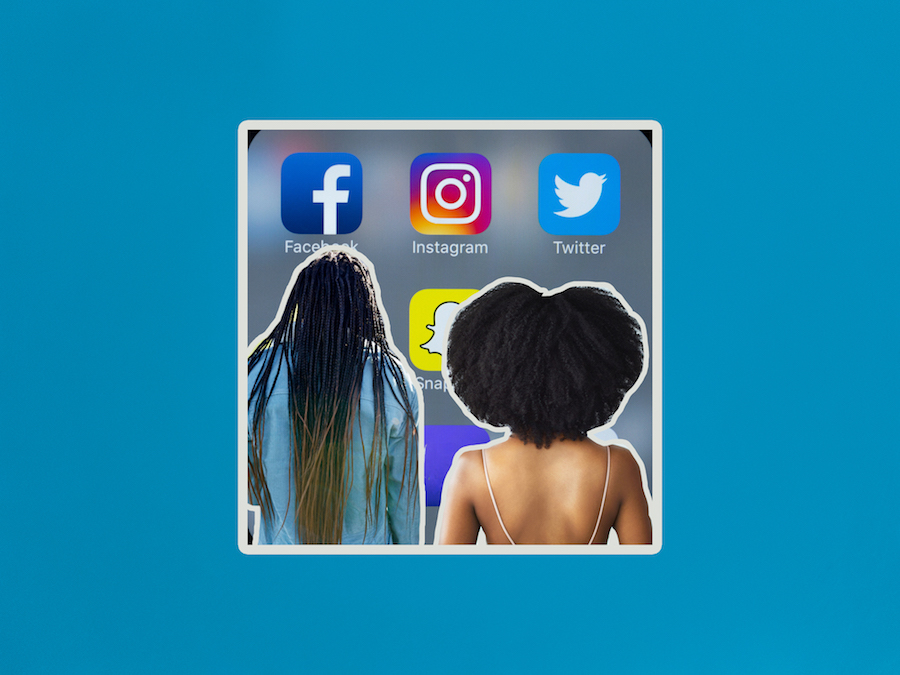 light blue background