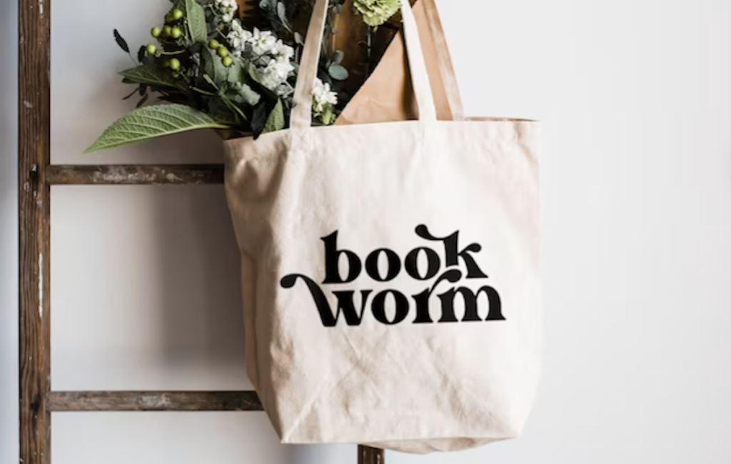 book worm tote