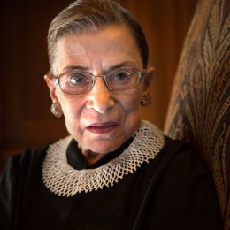 Ruth Bader Ginsburg in Supreme Court conference room