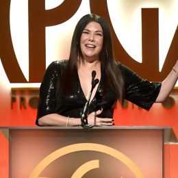 BEVERLY HILLS, CA - JANUARY 19: Lauren Graham speaks onstage during the 30th annual Producers Guild Awards at The Beverly Hilton Hotel on January 19, 2019 in Beverly Hills, California.