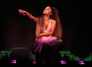 ALBANY, NEW YORK - MARCH 18: Ariana Grande performs onstage during the Sweetener World Tour - Opening Night at Times Union Center on March 18, 2019 in Albany, N