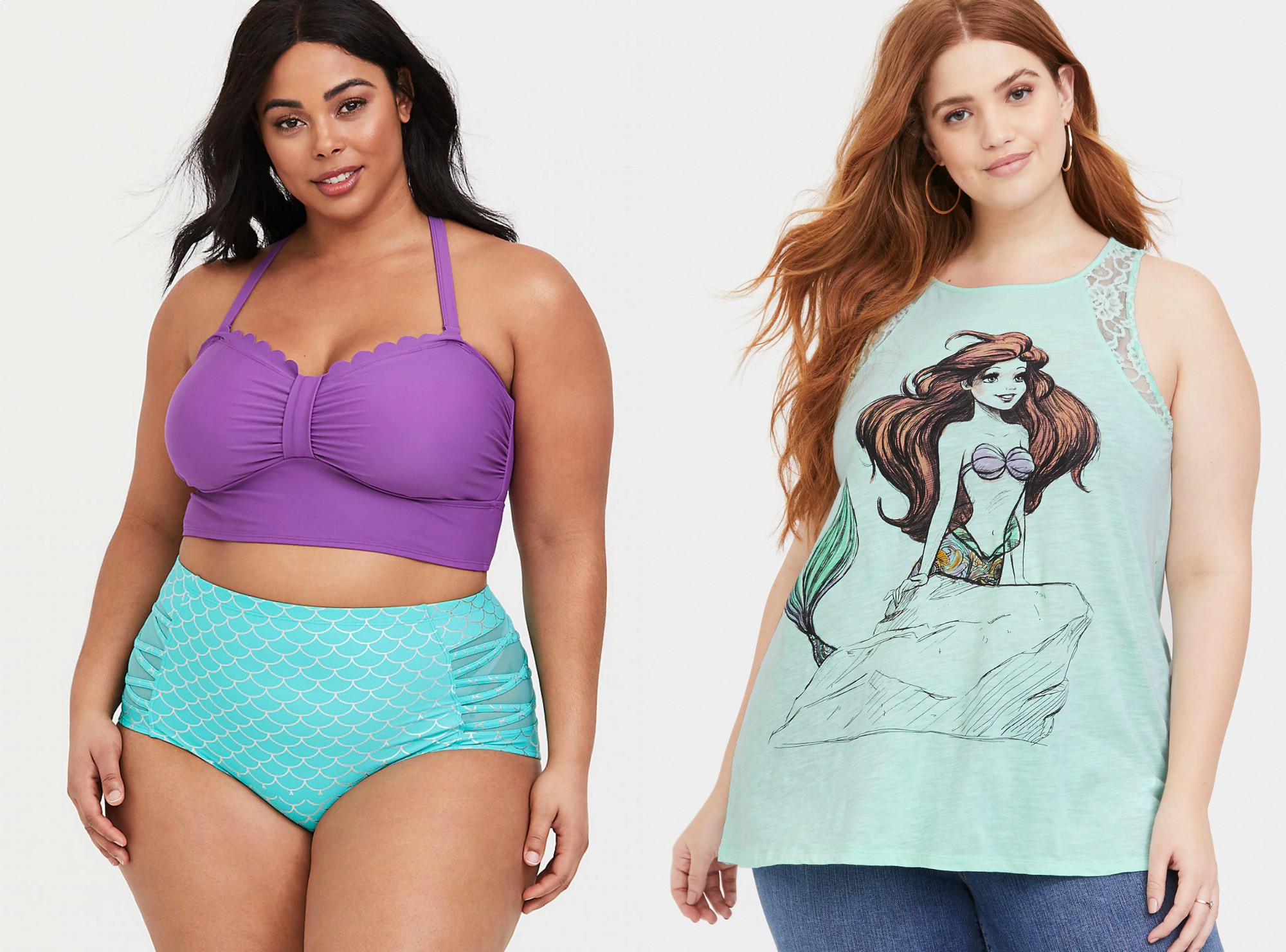 Plus size cheap ariel swimsuit