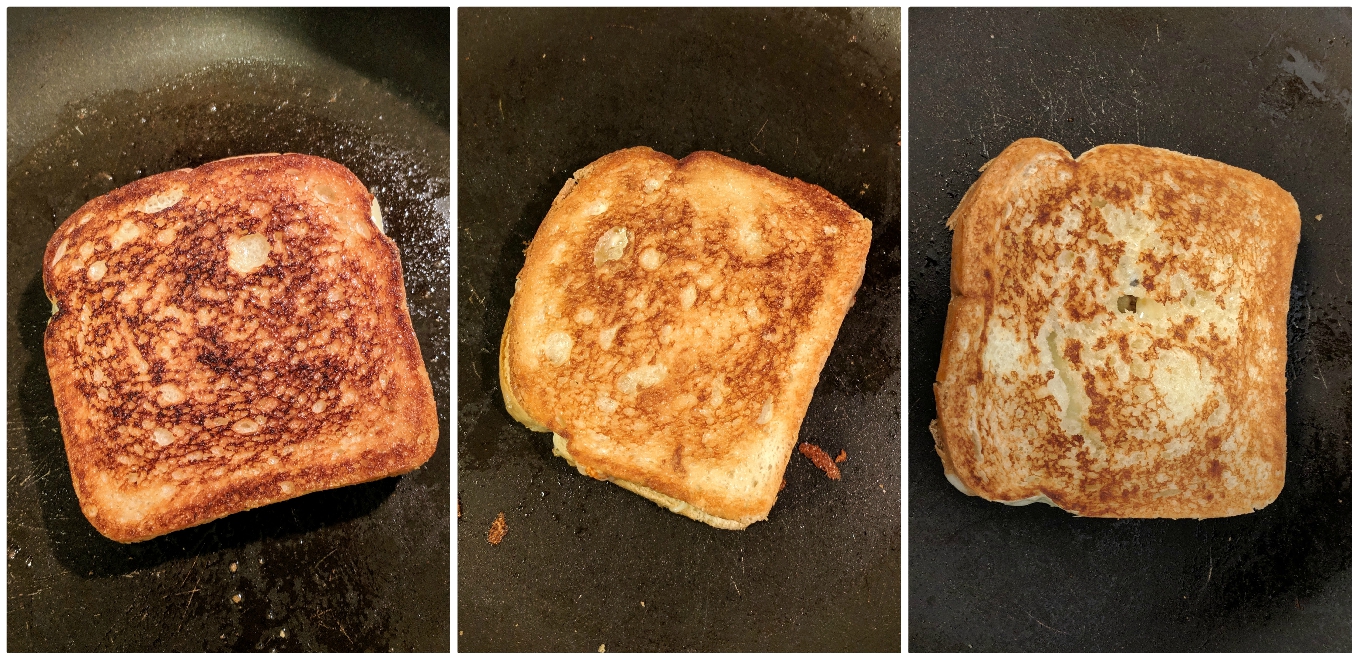 grilled cheese sandwiches