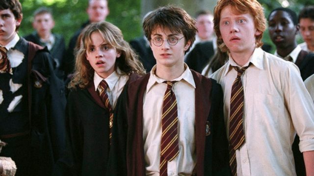 Hermione, Harry, and Ron