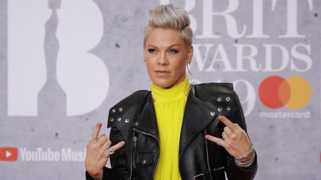 Pink on the red carpet