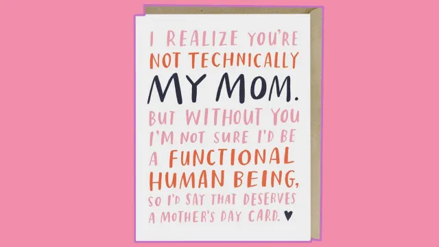 alternative mother's day card