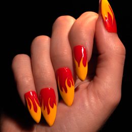Flame Nail Art