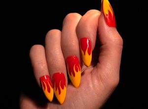 Flame Nail Art