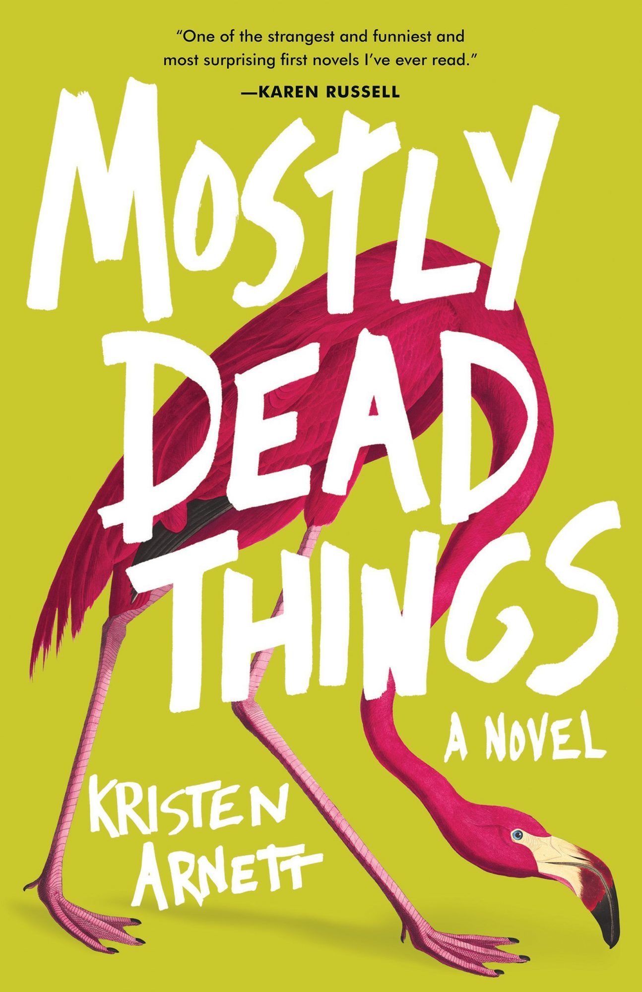 Mostly Dead Things book cover