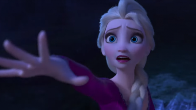 Elsa in the "Frozen 2" trailer