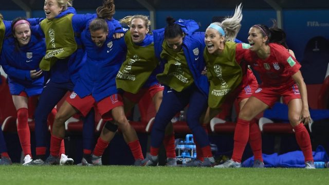 The U.S. Women's Soccer team at the 2019 FIFA Women's World Cup