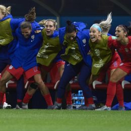The U.S. Women's Soccer team at the 2019 FIFA Women's World Cup
